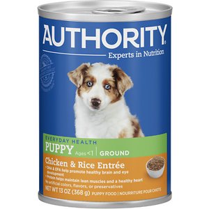 Authority Puppy Chicken and Rice Canned Dog Food