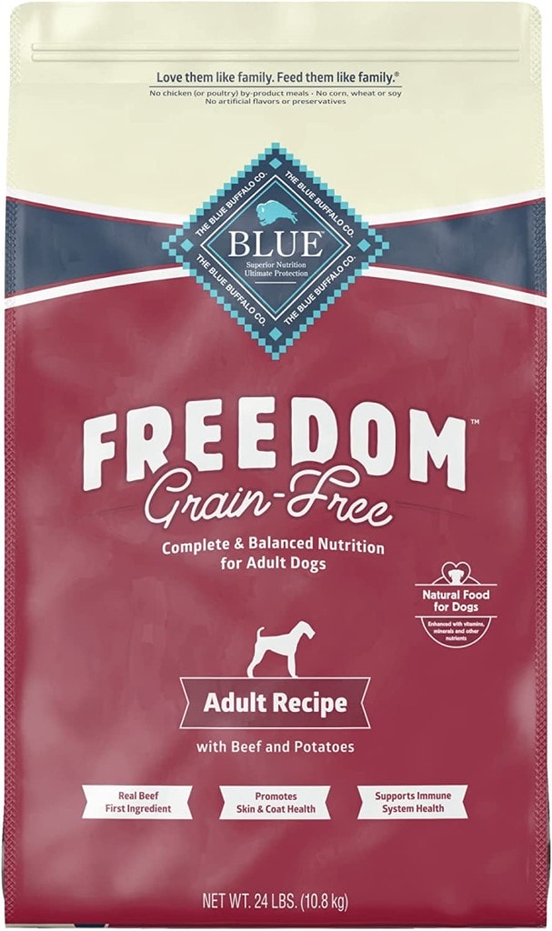 Blue Buffalo Adult Beef Grain-Free Dry Dog Food