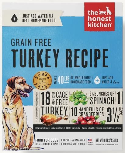 Honest Kitchen Yeast Free Dehydrated Dog Food
