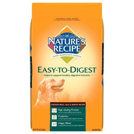 Nature's Recipe Easy-To-Digest Chicken Rice and Barley Dry Dog Food Recipe