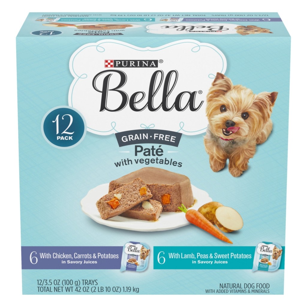 Purina Bella Small Breed Lamb, Peas, And Sweet Potato Dog Food Tray